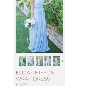 Bridesmaid dress from Revelry